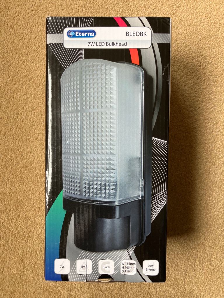 Eterna BLEDBK 7W LED Bulkhead (New boxed missing fitting kit)