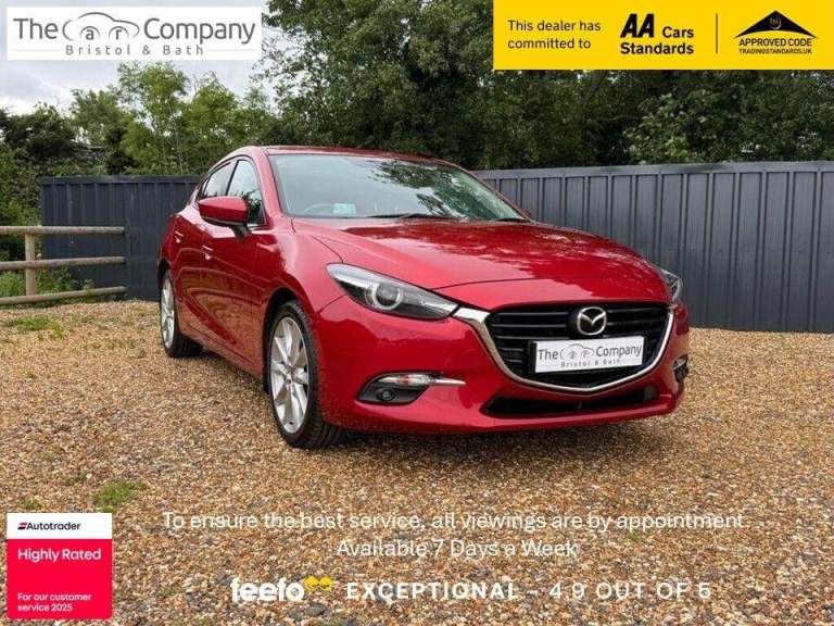 2017 Mazda Mazda3 2.0 SKYACTIV-G Sport Nav Euro 6 (s/s) 5dr HATCHBACK Petrol Manual