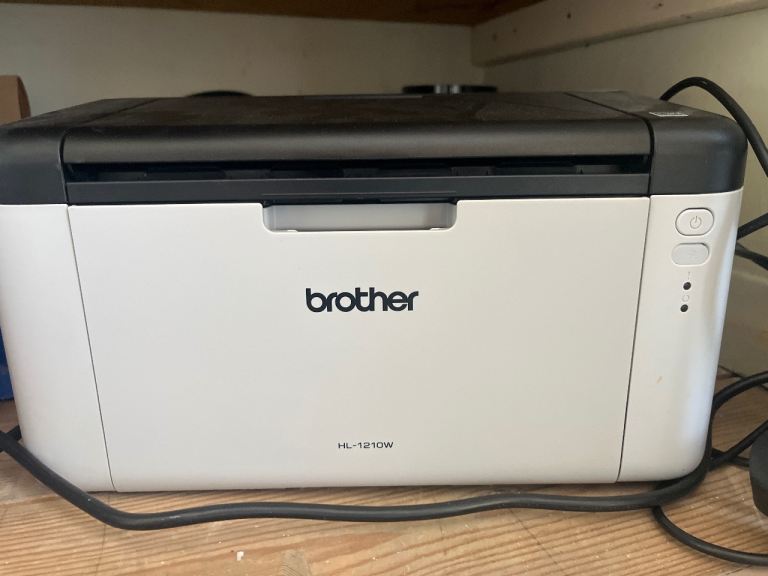 Brother HL-1210W Laser Printer plus 2 cartridges – Good Condition