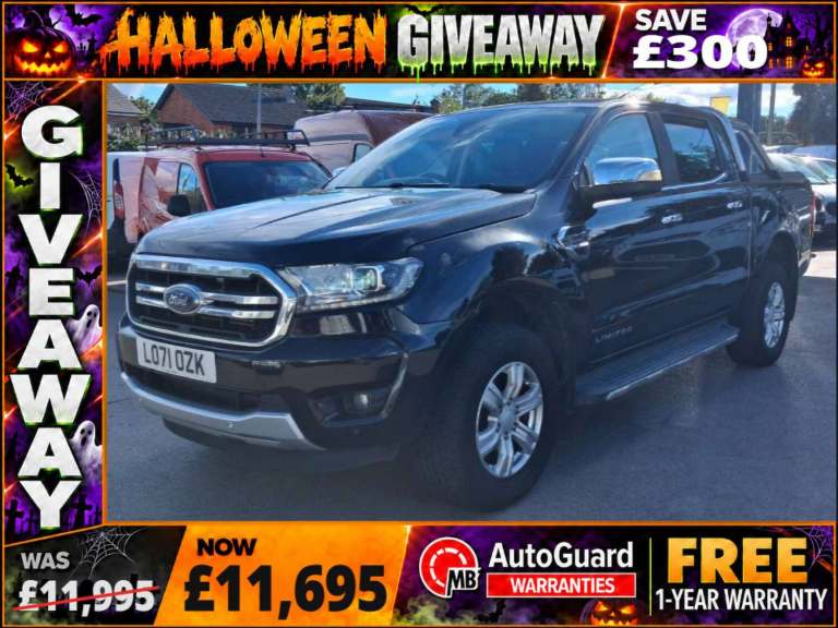 2022 Ford Ranger 2.0 EcoBlue Limited Pickup Double Cab 4dr Diesel Auto 4WD Euro 6 (s/s) (170 Pick...