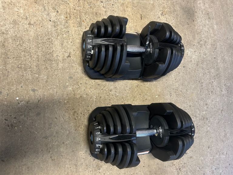 Brand new 40kg adjustable dumbbells
