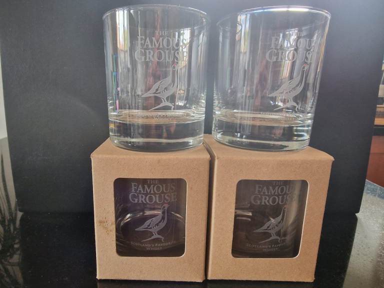 GROUSE WHISKY GLASSES HOMECOMING 2009 BURNS SUPPER
