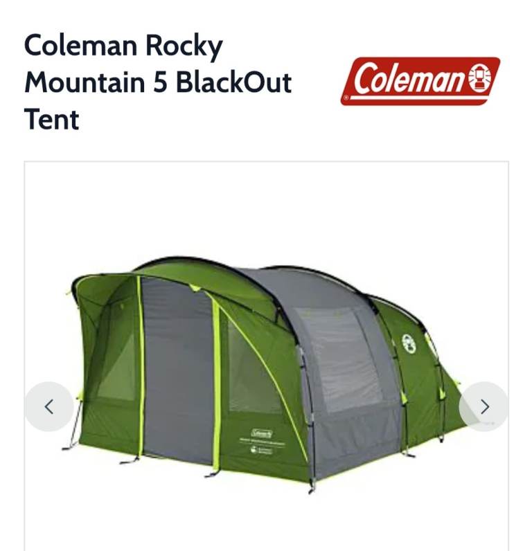 Coleman Rocky Mountain 5 BlackOut Tent | 5 Man Family Tunnel Tent!