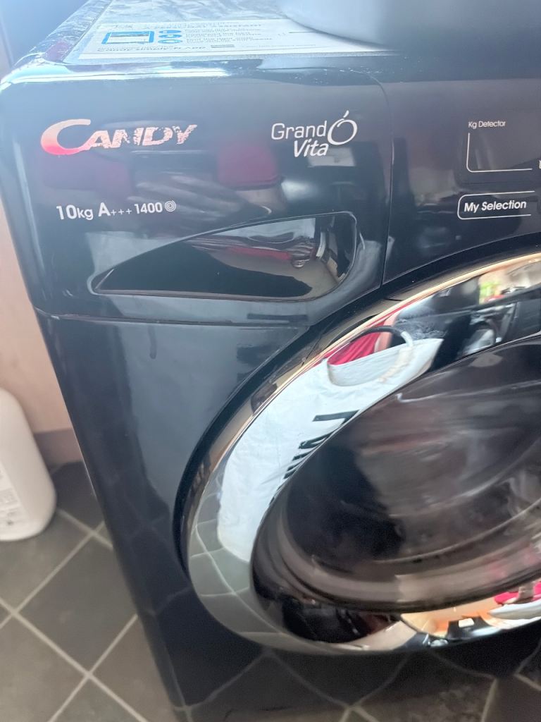 Candy 10kg washing machine black 