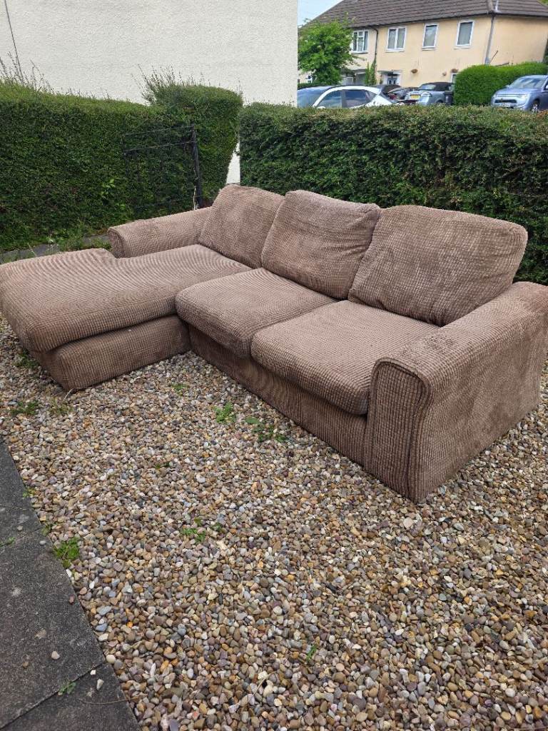 Free Brown corner sofa