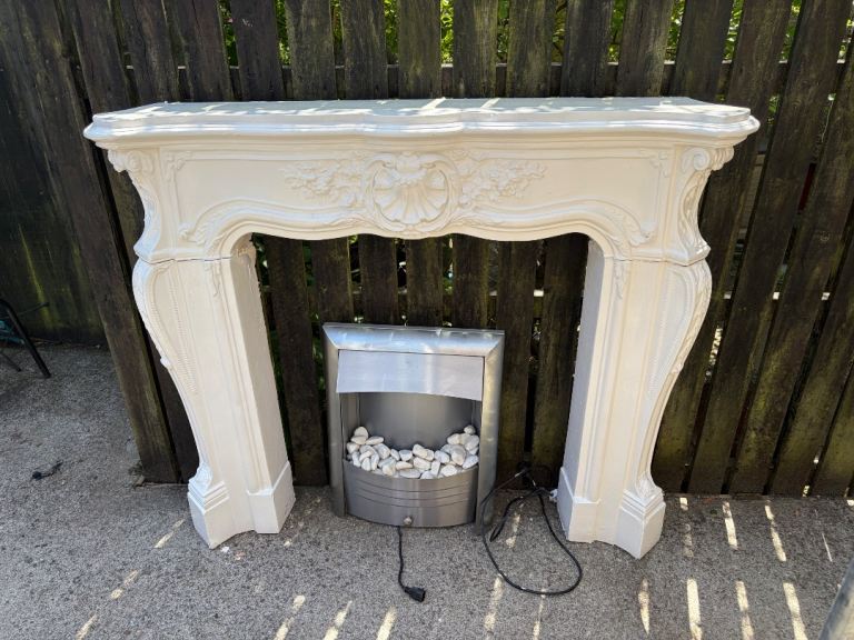 Electric fire and surround