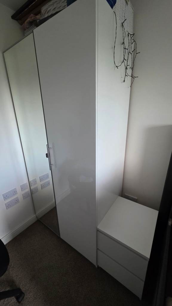 Ikea PAX Double Wardrobe (1 Metre Wide), £100.00 for Sale