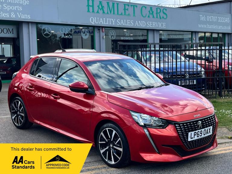 2020 Peugeot 208 1.2 PureTech Allure Hatchback 5dr Petrol Manual Euro 6 (s/s)
