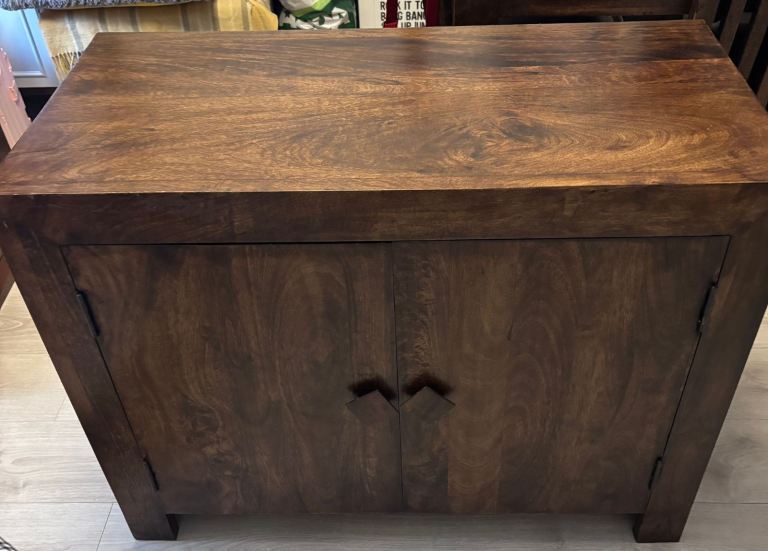 Dark wooden sideboard