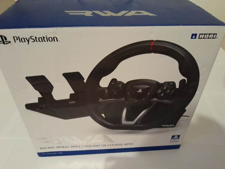 HORI Wireless Racing Wheel APEX for PlayStation 5, PlayStation 4, and PC