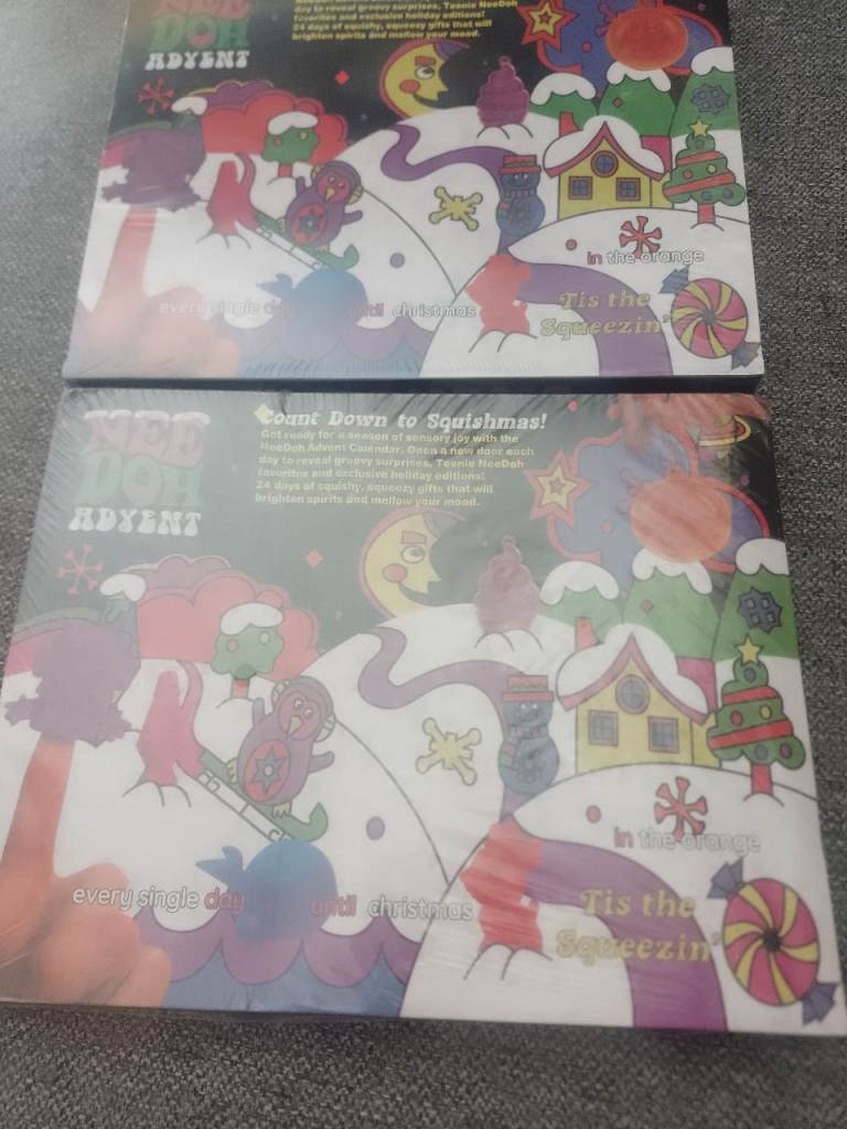 Two needoh advent calendars and three jellyfish squishys bundle 