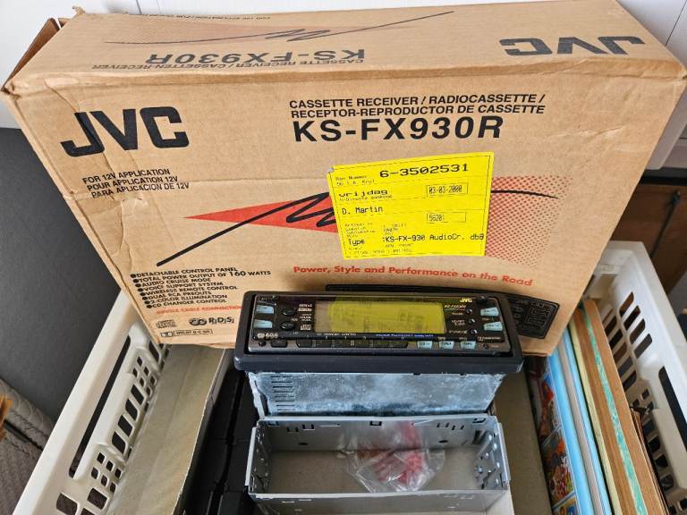JVC KS-FX930R Stereo Car radio unit for connection to CD changer / Cassette