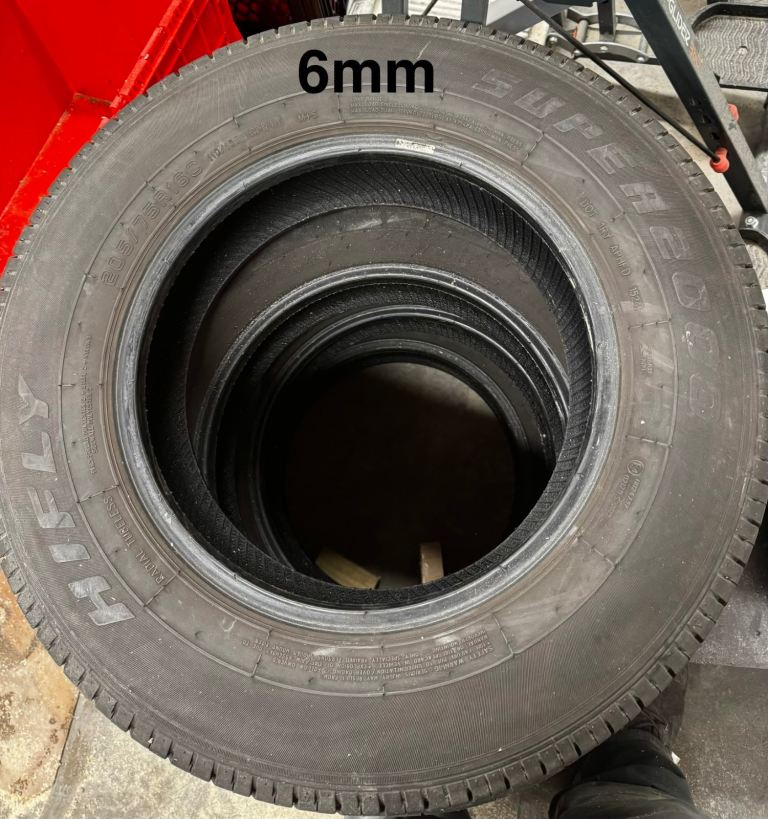 4 tyres 205 75R16C