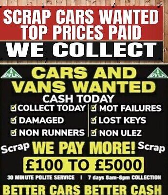 Scrap car 4x4 vans wanted 