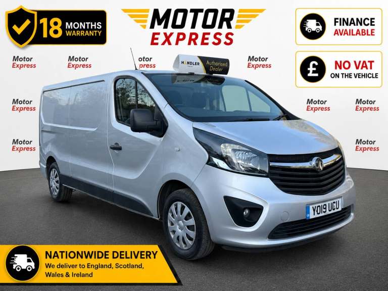 2019 Vauxhall Vivaro 2900 1.6CDTI BiTurbo 125PS Sportive H1 Van PANEL VAN Diesel Manual