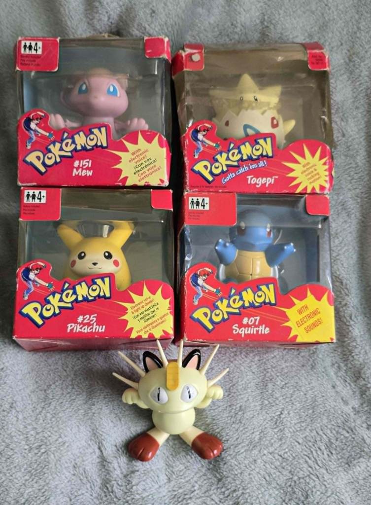 Vintage Pokemon Collectable Toy Figure BUNDLE of 5x