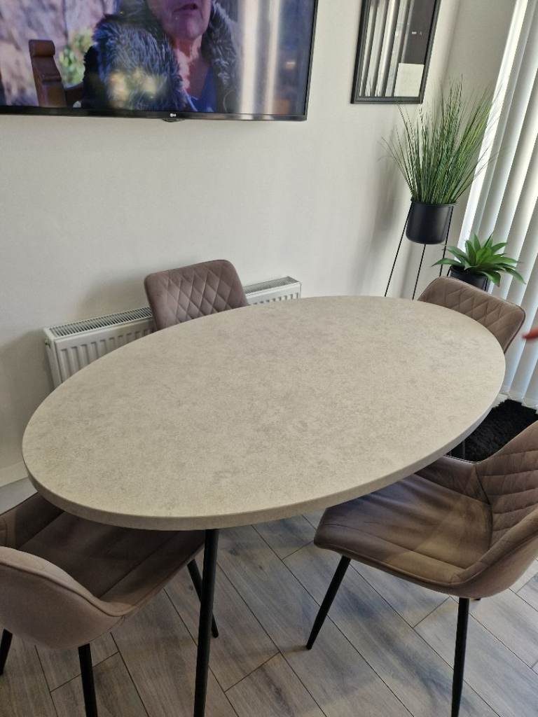 Table and chairs