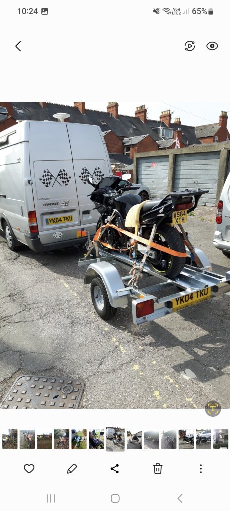 Motorcycle trailer 