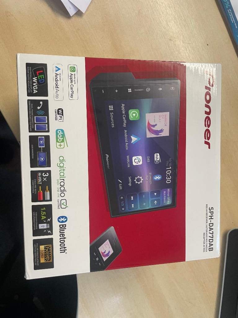 multimedia car screen player pioneer SPH-DA77DAB