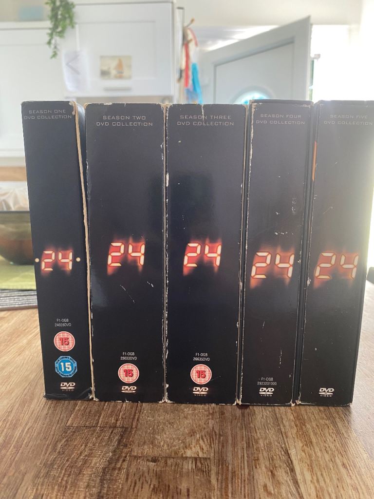 24 TV Series DVD Collection Seasons 1-5 