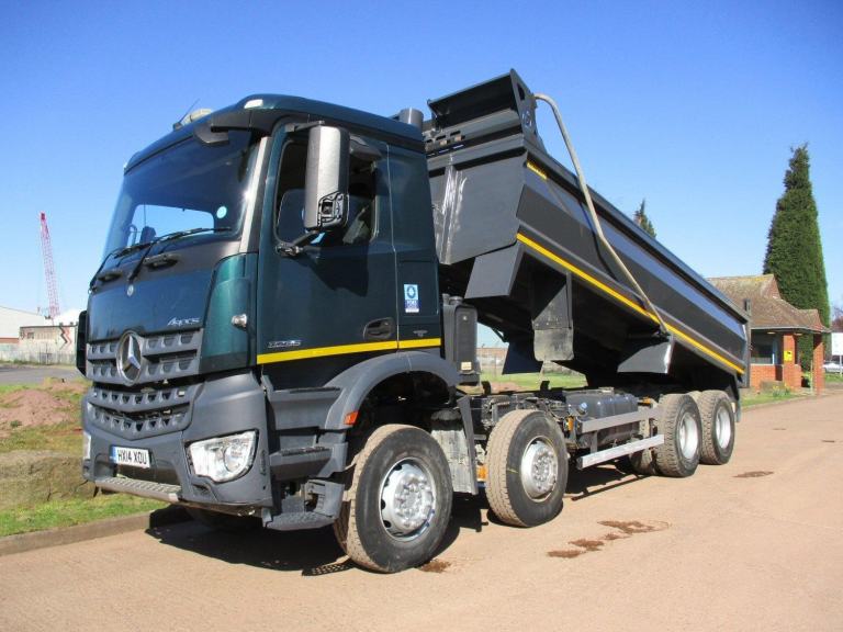 MERCEDES AROCS 3236 2014 (14) EURO 6, 8X4 THOMPSON STEEL TIPPER