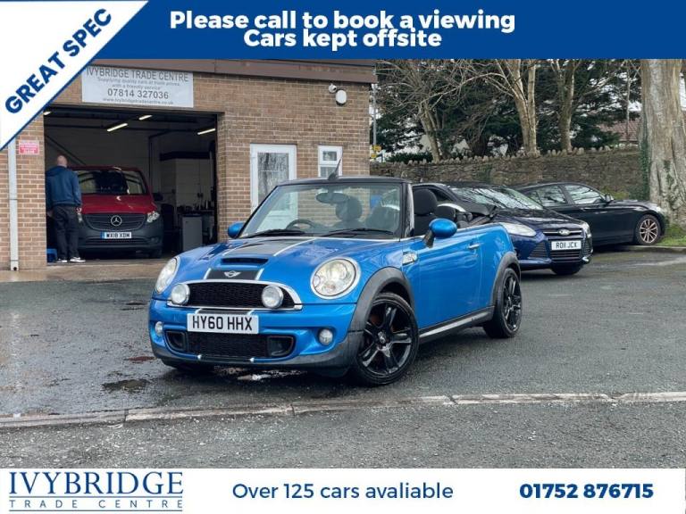 2010 60 MINI CONVERTIBLE 1.6 COOPER S CONVERTIBLE 2DR PETROL MANUAL EURO 5 (S/S)