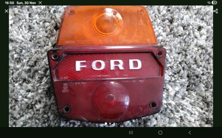 Ford transit mk1 rear lens light cover garage find 