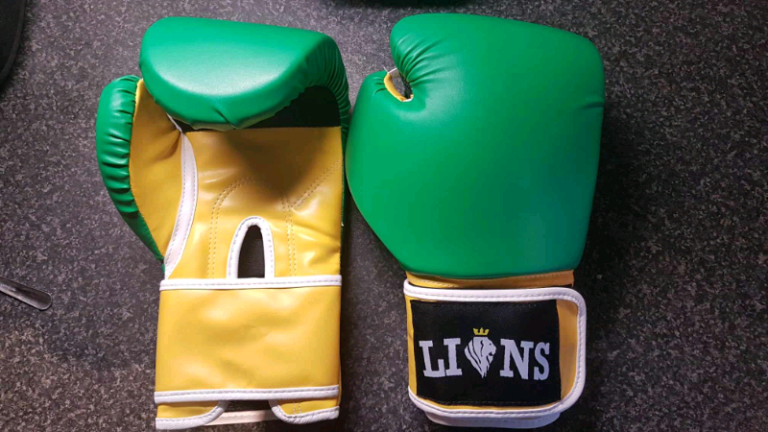 New boxing gloves irish colours mma kickboxing muay thai k1 boxercise 