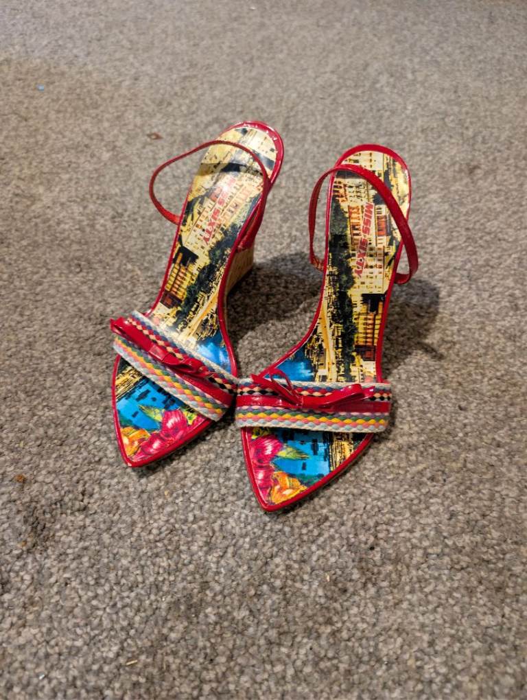 Womens Retro Wedge Sandals