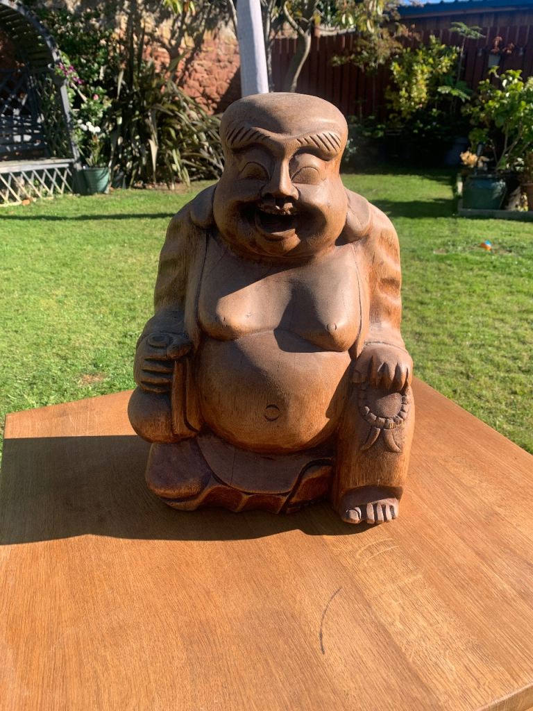 Large Wooden Budda 