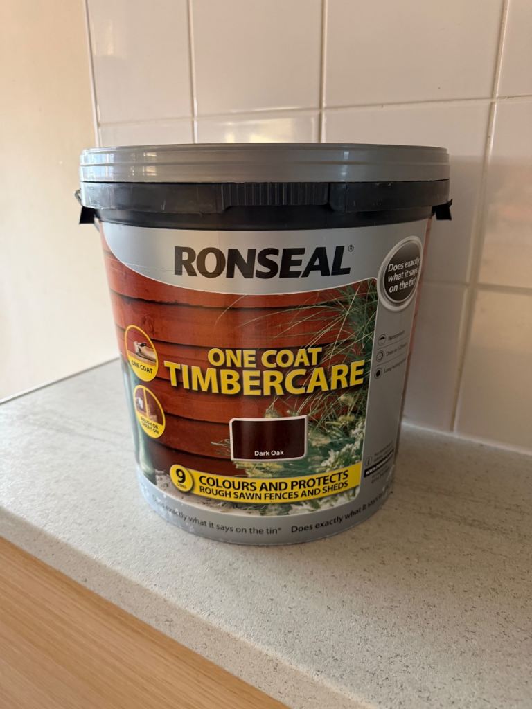 Ronseal fence paint 