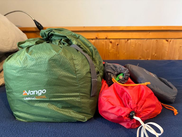  Vango 500 XL four person tent . 