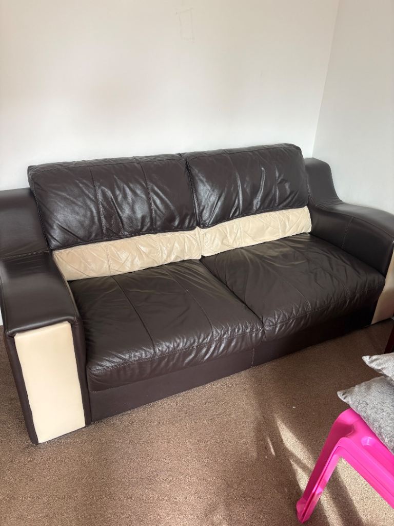 Leather sofa