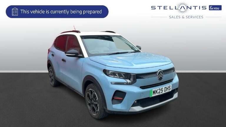 2025 Citroen C3 Standard Range 44kWh MAX Hatchback 5dr Electric Auto (7.4kW Charger) (113 p Hatch...