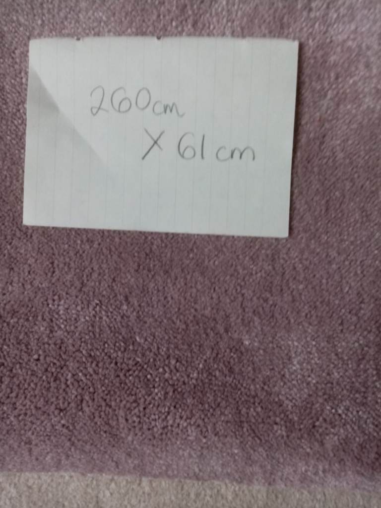 Piece of new carpet