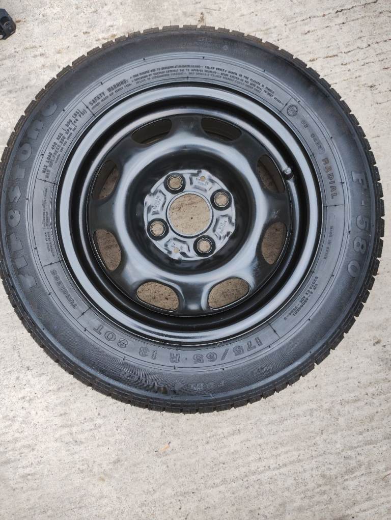 VW Lupo spare wheel and tyre