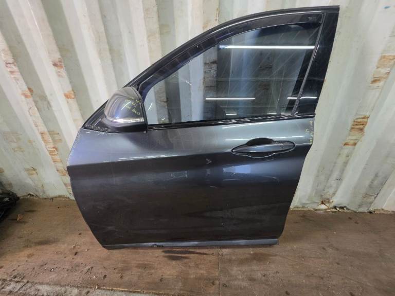 BMW X1 F48 FRONT LEFT PASSENGER SIDE GRAY DOOR PANEL BREAKING PARTS