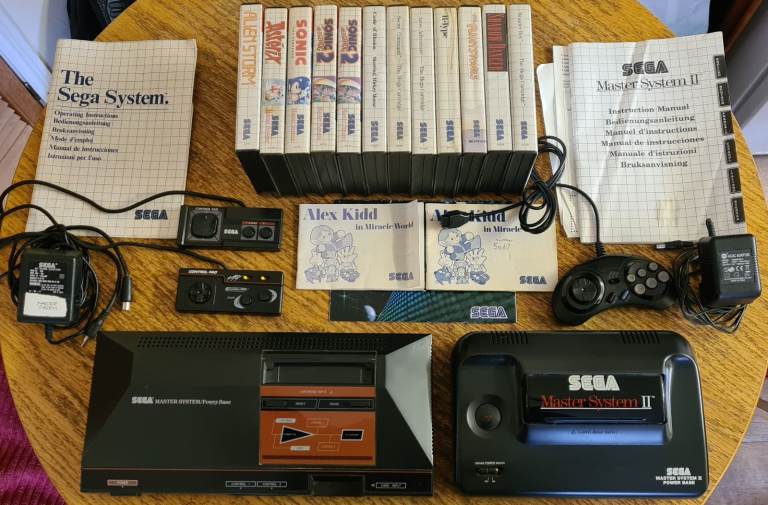 Lot De 2 Notices/manuels Pour Megadrive Sega - Jeu Columns - Bon état