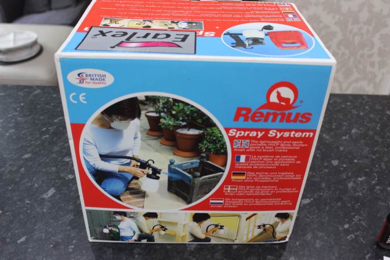Earlex Remus Paint Spray Gun Sprayer New Unused 