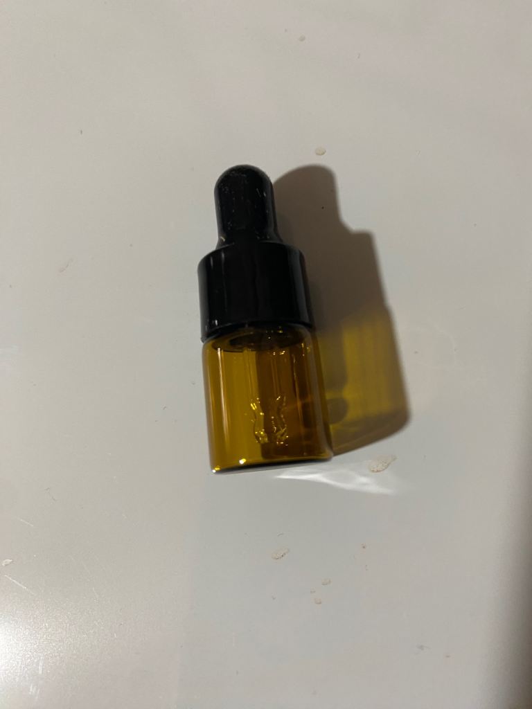 Small Amber Glass Dropper Bottles - 3ml New £1 for 12 bottles 
