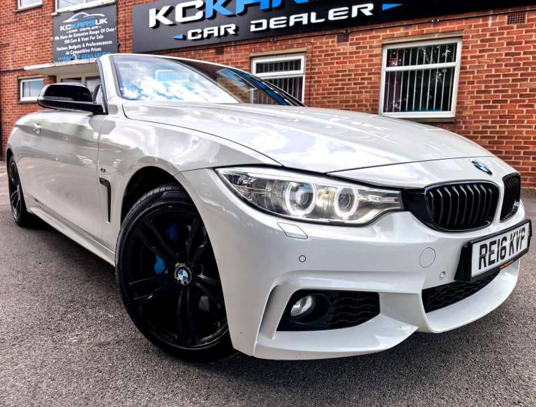 2016 BMW 4 Series 3.0 435d xDrive M Sport Auto 4WD 2dr - Convertible Hard Top - 6 Services Hi Con...
