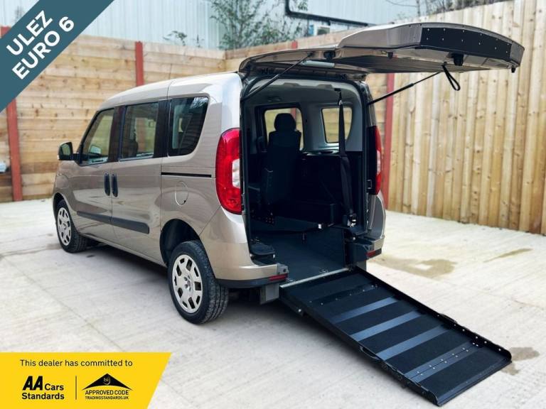 2019 Fiat Doblo 4 Seat Petrol Wheelchair Accessible Disabled Access Vehicle WAV MPV Petrol Manual