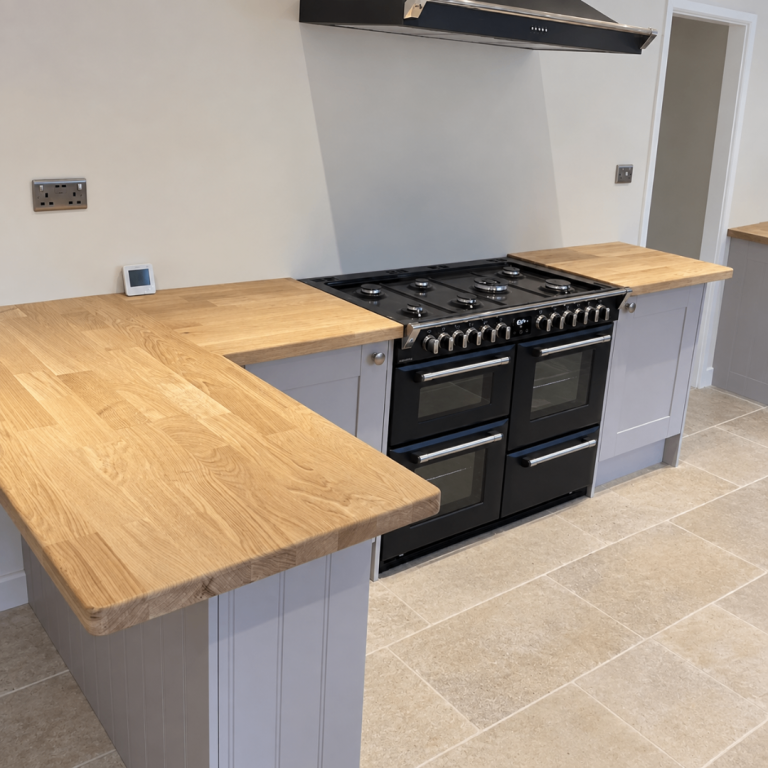 Solid Oak Kitchen Worktop Units for Sale | Free UK Delivery