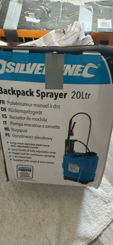 Silverline 20L Backpack Sprayer – Brand New
