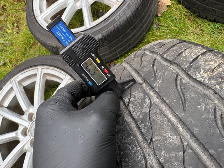 2011 Audi A1 8X - 17 Alloy Wheels with Tyres  - 8X0 601 025 Genuine Rims 17”