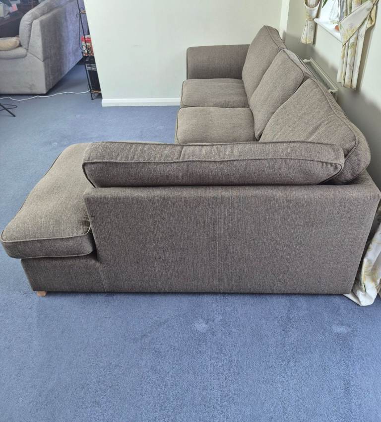 DFS Angelic Left Hand Facing Arm Corner Sofa in Beige RRP £1099 *FREE LOCAL DELIVERY*