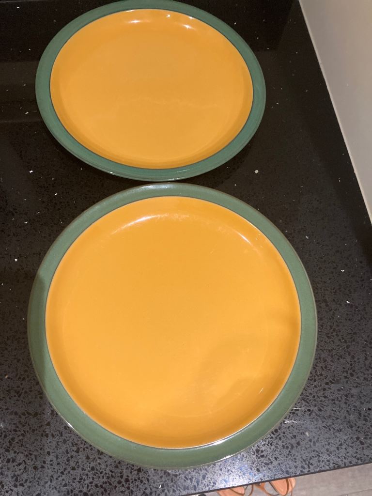 Denby Spice 10inch Dinner plate X2