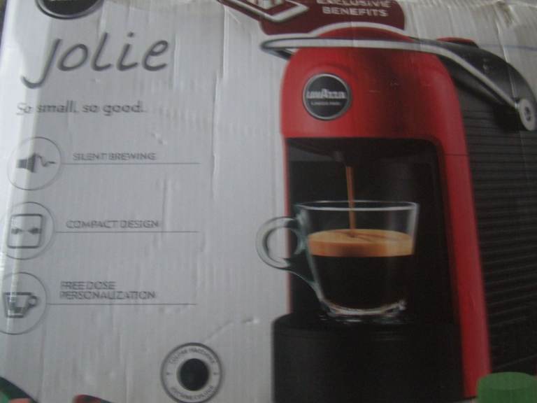 Lavazza Jolie Coffee Machine & Lavazza Milk Frother-Both New