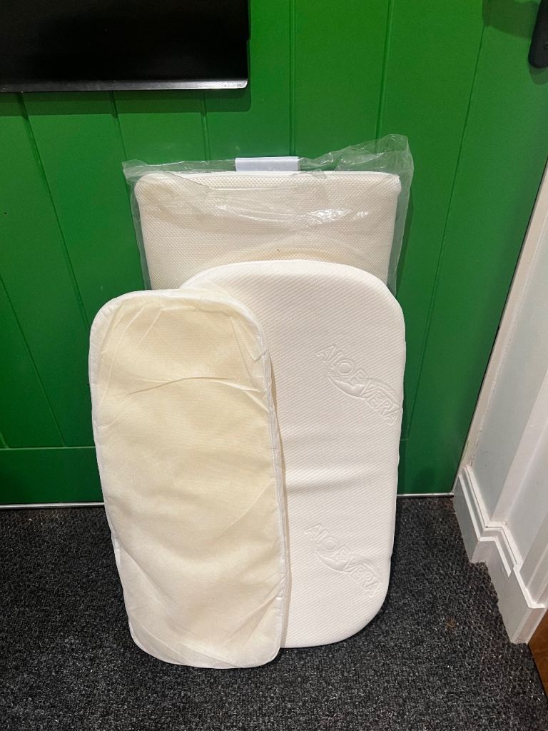 Various barely used cot mattresses 