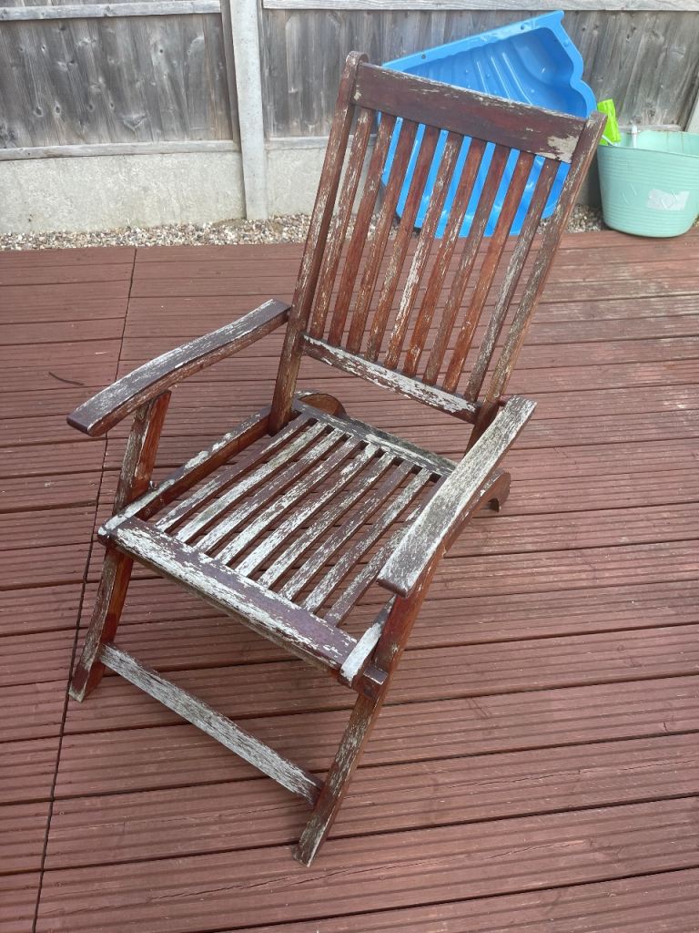 Garden Reclining Chairs Wooden